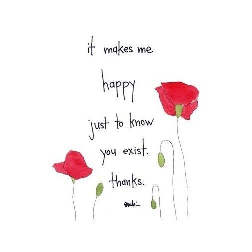happy you exist card