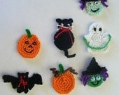 Halloween Appliques or Embellishments - Choose any 2 and you choose your colors