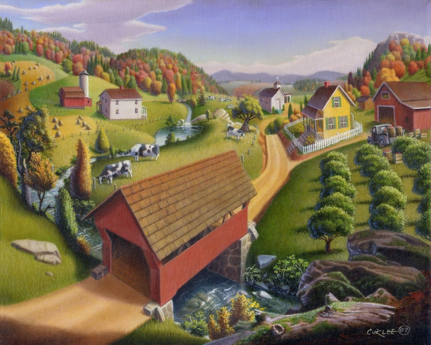 Folk Art Landscape