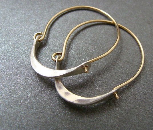 minimalist ... 14k gold filled hoops