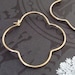 golden gothic hoops
