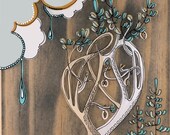 Print of Original MIxed Media Painting
