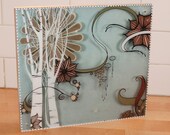 Mounted Print Of Original Painting, Shiny and Ready To Hang