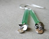 Jade Earrings Silver