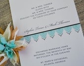 Lace Wedding Invitation: On Sale