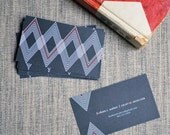 Trangle Stripes Calling Cards