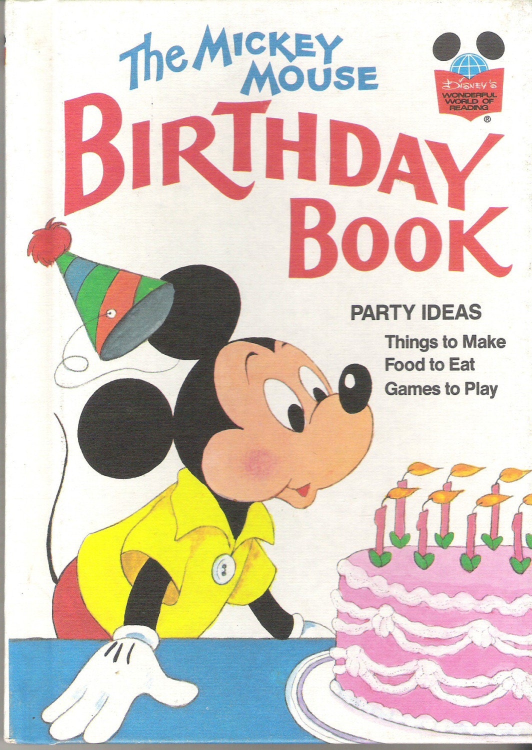 Children's Book - Mickey Mouse Birthday Book party fun