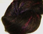 RAVEN -  superwash merino sock batts - 4oz