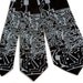 Short Circuit black necktie. Silkscreened circuit board, silver ink. Choose standard, narrow or skinny.