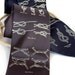 Navy blue "KNOTical" necktie. Sailor's knots nautical print. Microfiber. Tie the knot. Standard or narrow