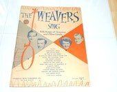 Sheet Music - The Weavers Sing Folk Songs of America