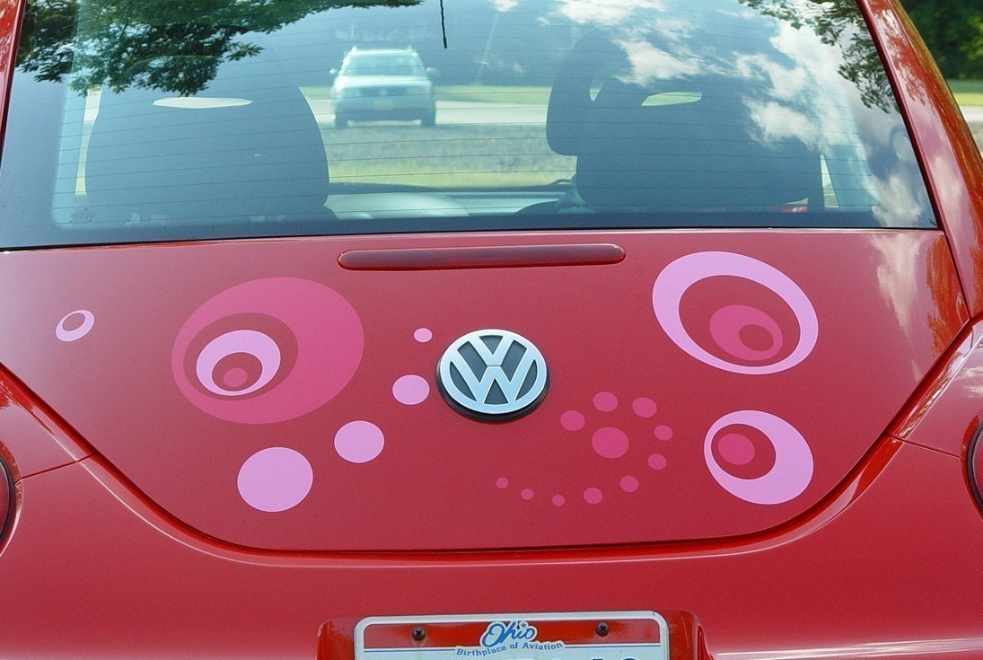 Polka Dot and Circle Vinyl  Decal Sticker Graphics for your car or surface