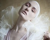 Bridal Wedding Shrug Vintage Tulle Prom DOVES OF VENUS Victorian Decadence by Lovechild Boudoir