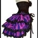 Burlesque Bustle Skirt Gothic Victorian Moulin DAY Of The DARK Victorian Decadence by Lovechild Boudoir