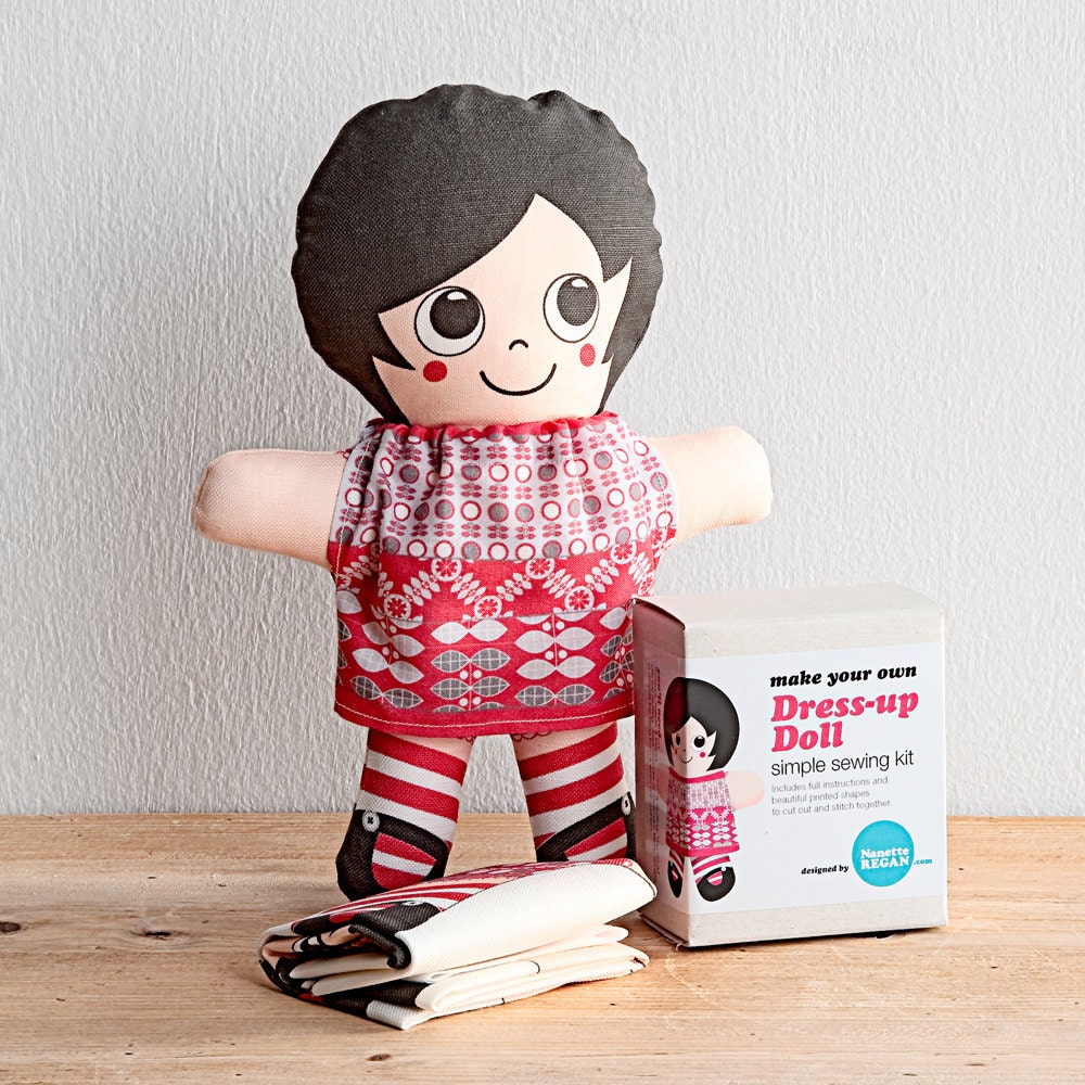 Make Your Own Dress Up Doll Sewing Kit