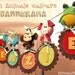 Custom Personalized Fun Animals NAME BANNERAMA - Wall Art Banner, Creative Room or Nursery Decoration (4 letters banner)