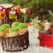 WOODLAND WONDER Party Topper and Favors - set of 4 multiuse party decor - cake topper - birthday party favors