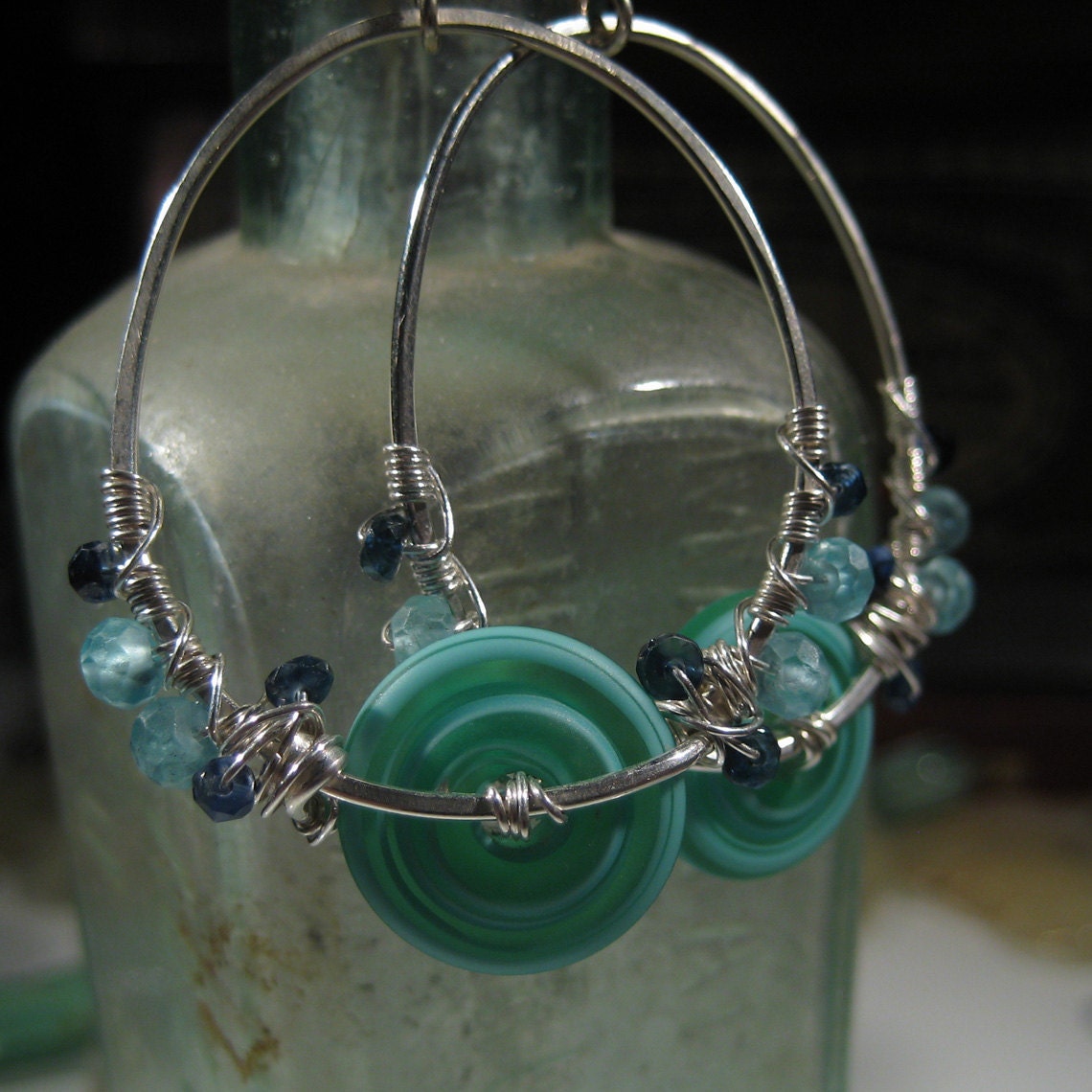 Tutorial -Bejeweled Hoop Earrings