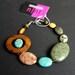 WHAT ON EARTH beaded bracelet made with gemstones, shells and sterling silver parts. Eclectic stone bracelet. Funky jewelry. Chunky.