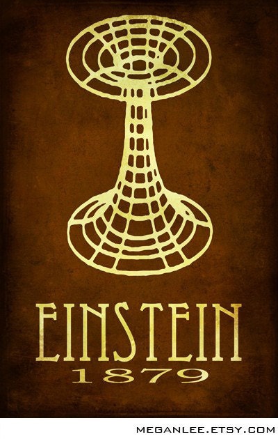 6x9 Steampunk Science Art Print 5 Rock Star Scientist Physics Diagram Educational Poster Geek Chic Tesla Edison Einstein Molecule Relativity