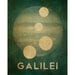 Galileo Galilei 8x10 - Rock Star Cosmic Pioneer Fine Art Astronomer Poster Print - Moons of Jupiter