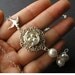 Pearl Birds Nest Bridal Necklace, Sterling Silver Nest, Bridal Jewelry, Wedding Necklace, Ivory White Pearl Wedding Jewelry, PRECIOUS NEST
