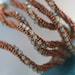 Verdigris ... Necklace . Bracelet . Matte Copper . Pale Bluish Green . Patina . Twisted . Metallic . Rich . Beadwoven . Original