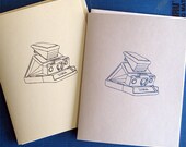 Camera (Polaroid SX-70) Illustration Note Card