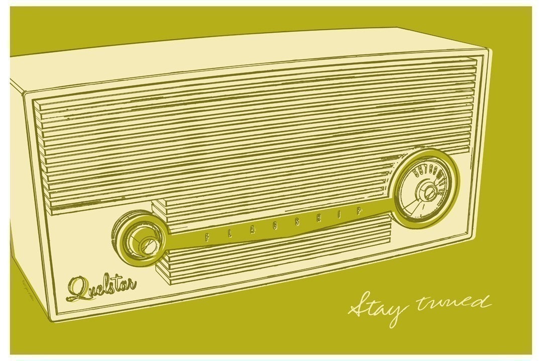 Lunastrella Radio Print 8 in x12 in