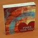 Fathers Day Gift for Husband Heart Art Collage Series Art Blocks - Set of 4 - 4 in x 4 in - Anniversary Gift - Gift for Wife
