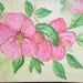 Original Watercolor Mini Painting Greeting Card Blank 5 x 7