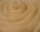 Undyed Natural  Wool Roving - One Pound