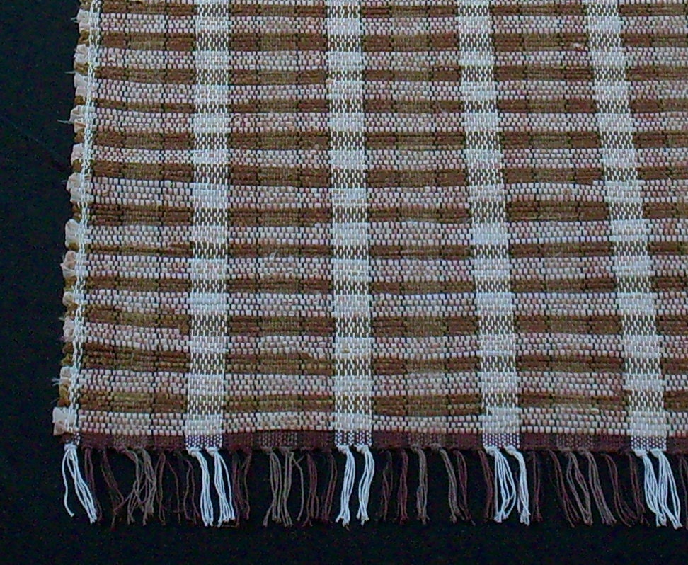 Rag Rug Runner Almond Mocha