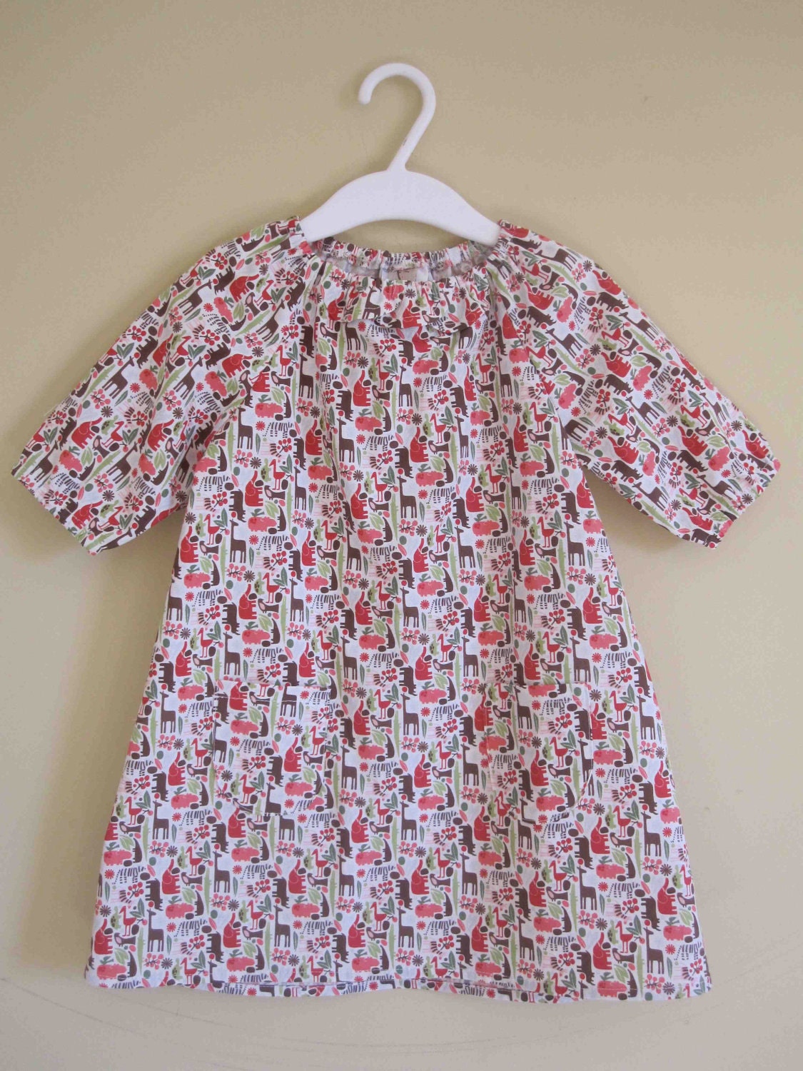 Zoo Animals Toddler Dress 2T