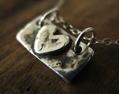 Old Fashioned Love Letter - Fine Silver Necklace