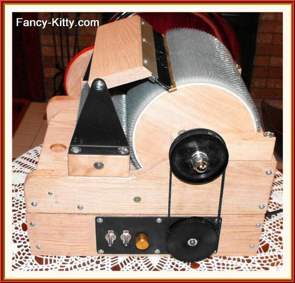 FANCY KITTY KITTEN 90/120 Fine Fiber Drum Carder with Motorization kit and brush attachment