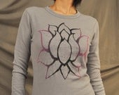 SALE Glowing Lotus Thermal Shirt  only XL