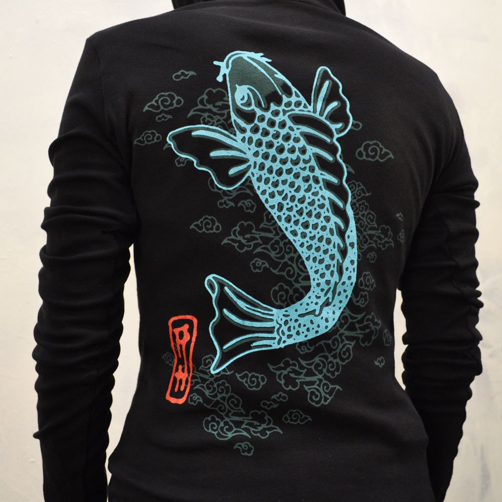 Lucky Koi womens Hoodie