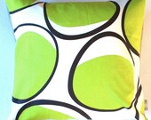 Decorative retro throw pillow cover - green no 98 16" x 16" - dalinda