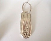 Silverware Key Ring Recycled Daffodil Knife Handle Great Gift Idea
