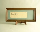 Vintage School Flash Card  Picture, 1940s and 50s Classroom Flash Card Word Picture