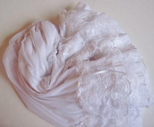Made to order Shabby Chic Petticoats OR Skirts with layers of Cotton and Lace - each one is unique