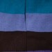 Blue, Purple, and Brown fat stripes - Baby Leg Warmers and Toddler Leg Warmers