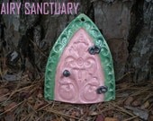 Made to order custom fairy doors by Muddy Muse Pottery