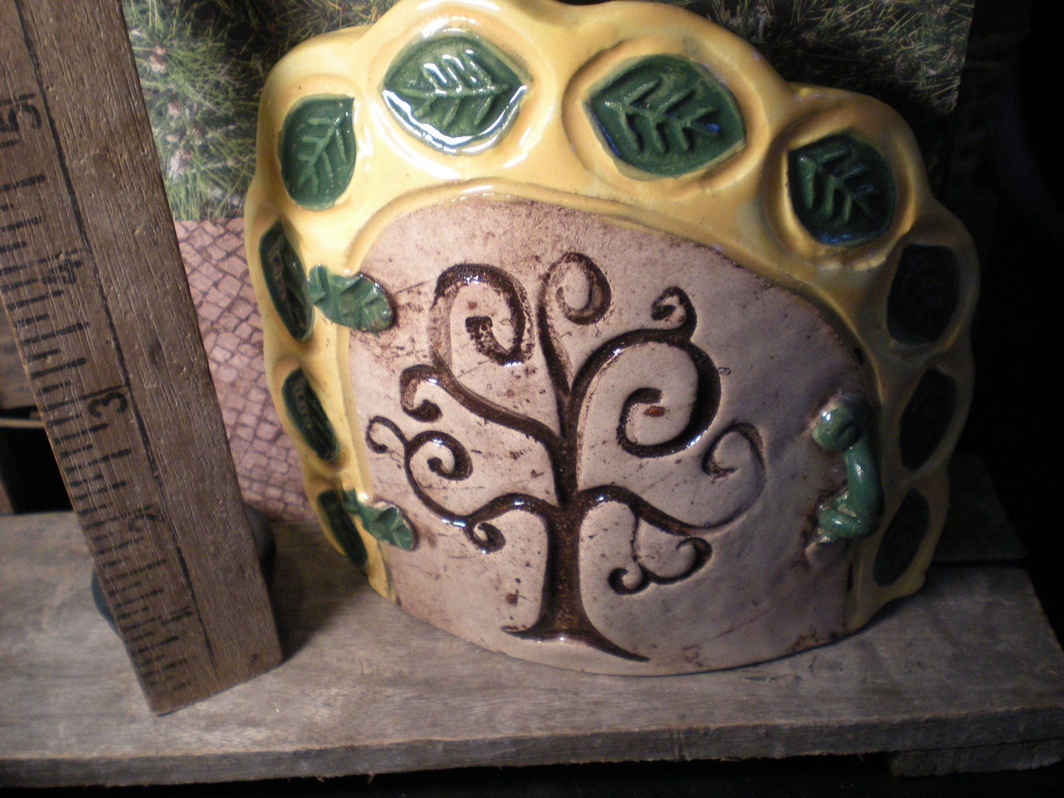 Made to order custom fairy doors by muddy muse pottery
