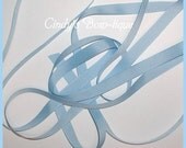 Baby Blue Grosgrain Ribbon Pastel 7 yards 5/8 wide Offray Made in USA cbfiveeight