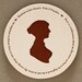 Jane Austen coasters with 4 quotes (letterpress printed), set of 8, Ready to Ship