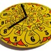 Super Lemon Mandala Record Clock
