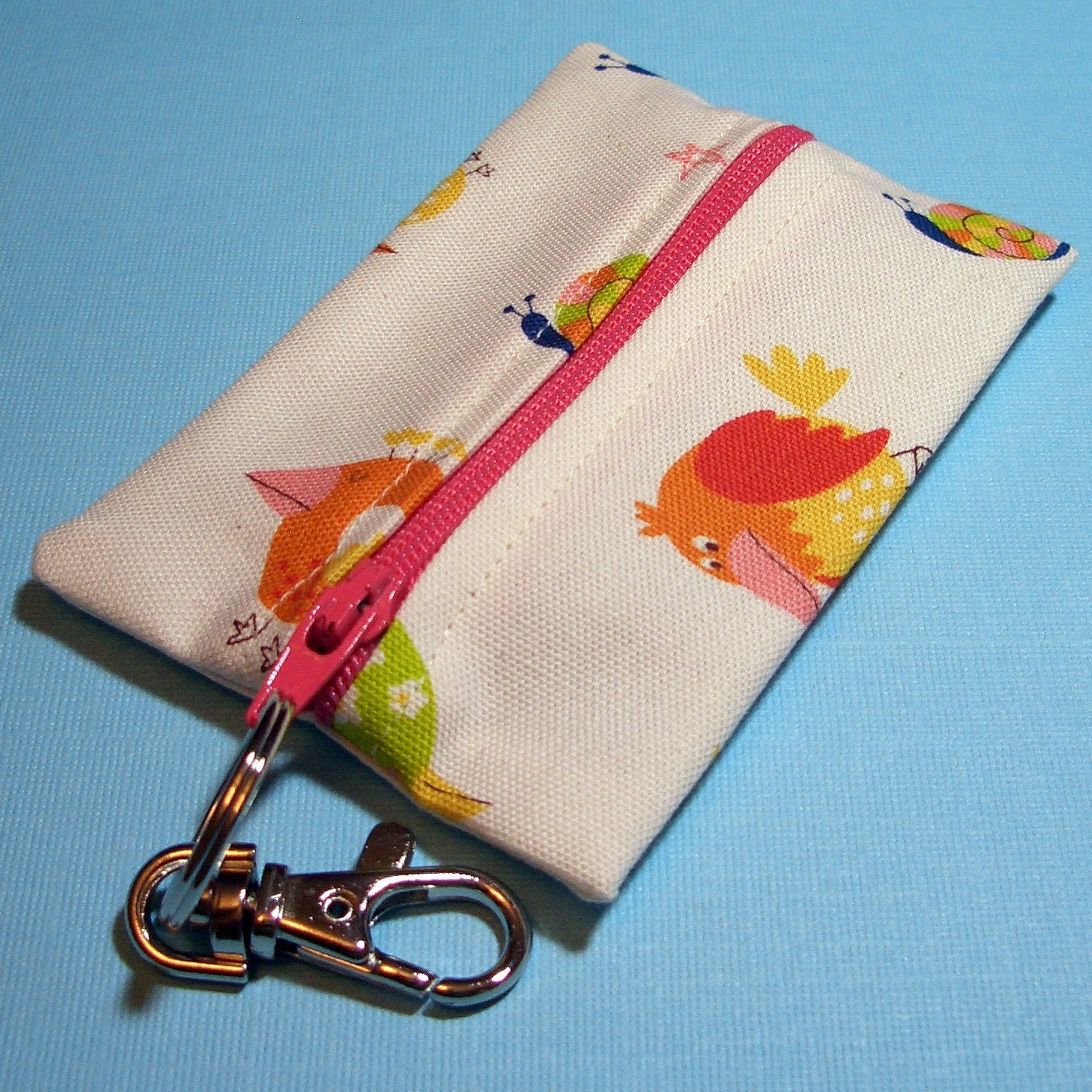 Bird Coin Purse Zip It  card Case & Coin Pouch - Pretty Birdie