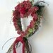 My Valentine Heart Wreath with Dried Minature Roses